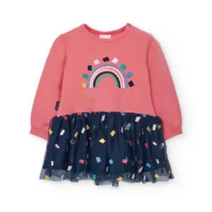 Vestido con tul y leotardos a juego