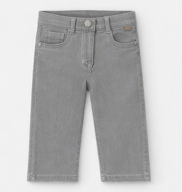 Pantalón denim gris