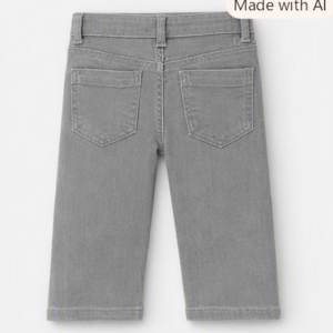 Pantalón denim gris - Imagen 2