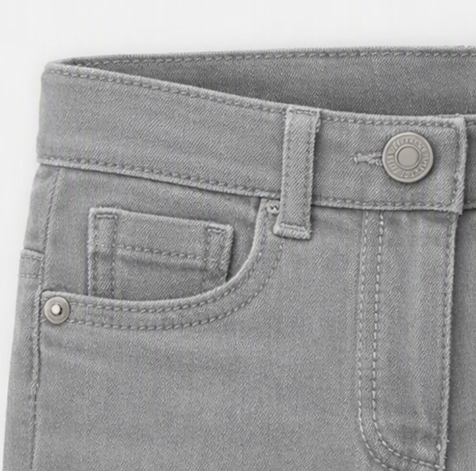 Pantalón denim gris - Imagen 3