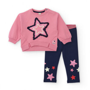Conjunto sudadera y legging estrella